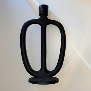 Tall Metal Candlestick